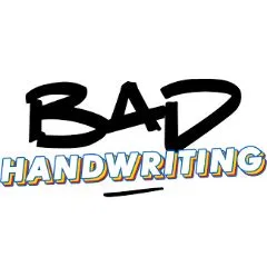 Bad Handwriting discount code