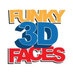 Funky 3D Faces Logo